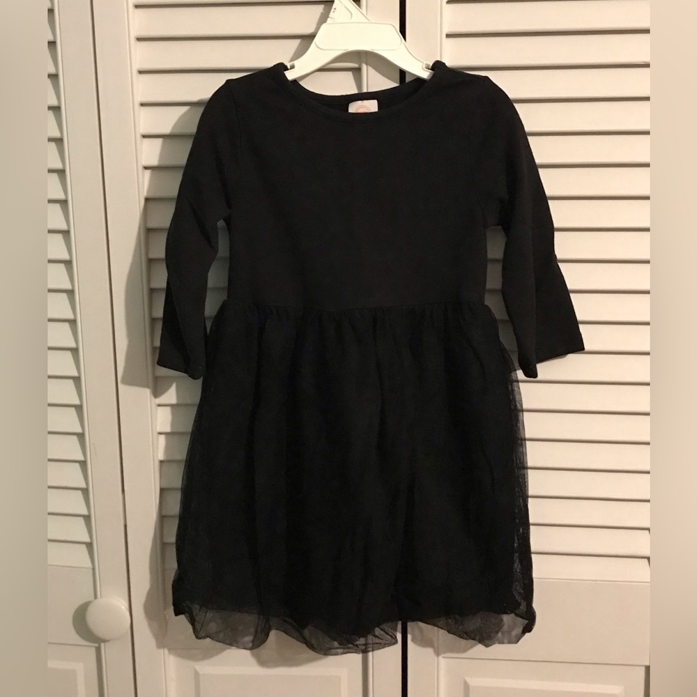 Black wonder nation dress size 5T